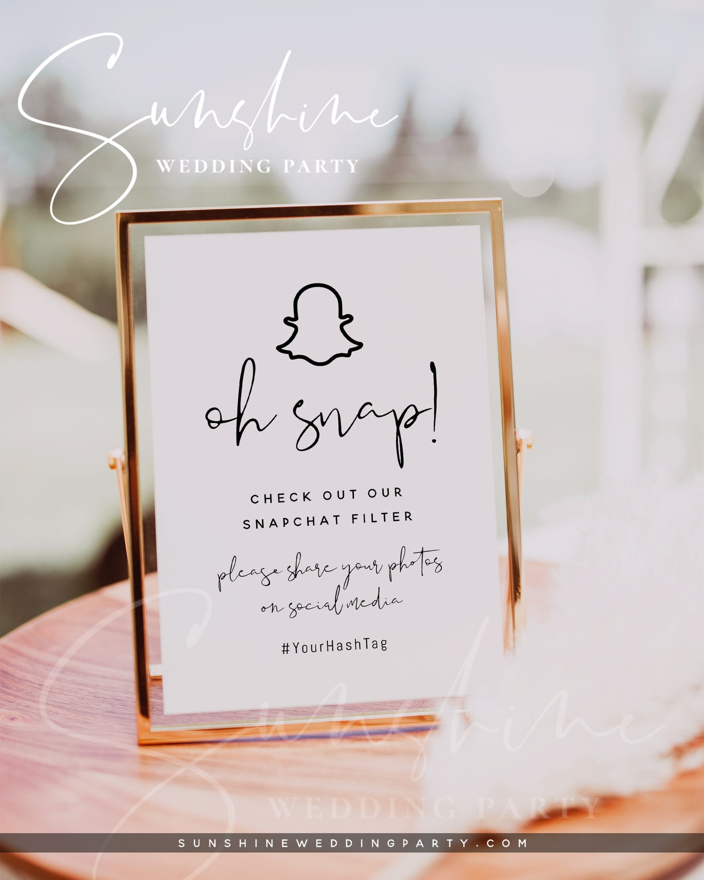 Oh Snap Sign, Snapchat Sign Template, Printable Sign, Editable Template